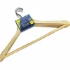 Kleiderbügel, 5er Pack, Holz, natur