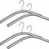 Kleiderbügel, 4 Stk., silberfarben