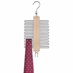 Krawattenhalter, 1x Krawattenhalter, buchenholz/metall, natur