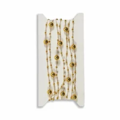 Kugelkette, goldfarben, Kunststoff