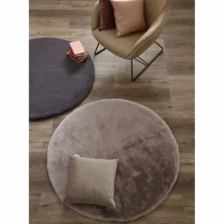 Kunstfellteppich »Tender«, Ø 120 cm, rund, Polyester