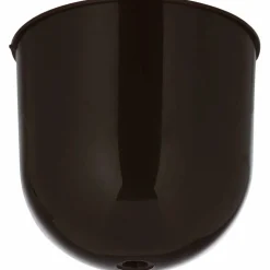 Lampenbaldachin, 1-fach, Braun, Kunststoff, Glänzend