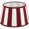 Lampenschirm, Rot | Creme, 20 cm