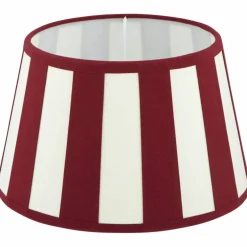 Lampenschirm, Rot | Creme, 20 cm