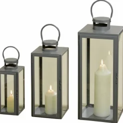 Laterne, Eisen, schwarz