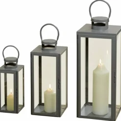 Laterne, Eisen, transparent