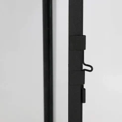 Laterne, Höhe: 37,5 cm, schwarz