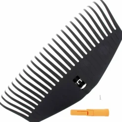 Laubbesen »Solid«, Arbeitsbreite: 52 cm, schwarz/orange