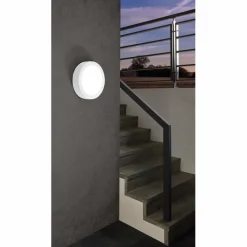 LED-Außendeckenleuchte »ARGOLIS«, 16,5W, 1600 lm, 3000 k, weiss, IP44, (HxØ): 35 x 22,5 cm