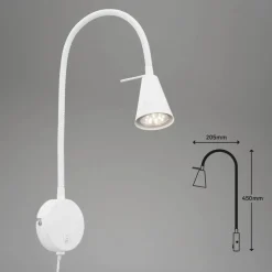 LED-Bettleuchte »TUSA«, ø: 8 cm, 4 W, 230 V