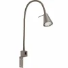 LED-Bettleuchte »TUSO«, Ø: , Höhe: 40,3 cm, nickelfarben matt