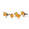 LED-Dekoration, Rotkehlchen, Stecker, orange