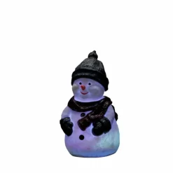 LED-Dekoration, Schneemann, Stecker, weiß