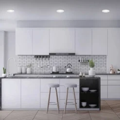 LED-Einbauleuchte »FLAT IN«, ∅: 12 cm, Höhe: 2,8 cm, 21 W