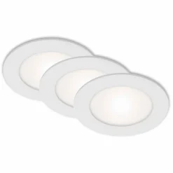 LED-Einbauleuchte »FLAT IN«, ∅: 12 cm, Höhe: 2,8 cm, 21 W