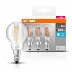 LED-Filament-Leuchtmittel »Base Classic P«, 4 W, E14, neutralweiß