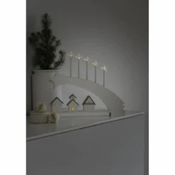 LED Holzsilhouette, Holz, BxHxL: 5 x 37 x 45 cm, inkl. Leuchtmittel