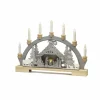 LED Holzsilhouette, Holz, BxHxL: 5 x 33 x 45 cm, inkl. Leuchtmittel