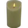 LED-Kerze »Rustic«, Ø 10,3 cm, creme, Timer