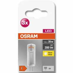 LED-Lampe »LED BASE PIN G4 12 V«, 1,8 W, 12 V