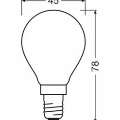 LED-Lampe »LED Retrofit CLASSIC P«, 5,5 W, 240 V
