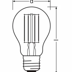 LED-Lampe »LED Retrofit CLASSIC A DIM«, 7,8 W, 240 V