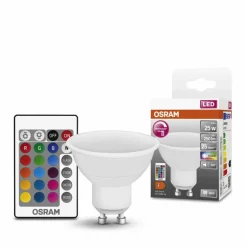 LED-Lampe »LED Retrofit RGBW lamps with remote control«, 2700 K, 4,2 W, weiß