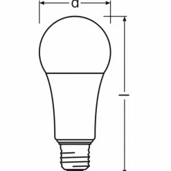 LED-Lampe »LED SUPERSTAR CLASSIC A«, 2700 K, 14 W, weiß