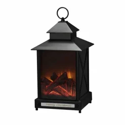 LED Laterne, Kunststoff, BxHxL: 24,5 x 42 x 24,5 cm, inkl. Leuchtmittel