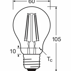 LED-Leuchtmittel »Base Classic«, 7 W, E27, neutralweiß