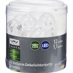 LED-Lichterkette »Kugel«, 12 Lichter, warmweiß