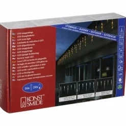 LED-Lichterkette, 13,75 m mit 16 LED, bernsteinfarben