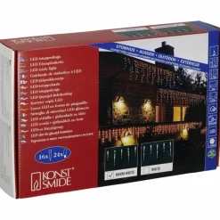 LED-Lichterkette, 13,75 m mit 24 LED, warmweiß