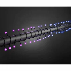 LED-Lichterkette, schwarz, dimmbar, Kabellänge: 11,32 m