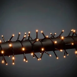 LED-Lichterkette, schwarz, Kabellänge: 26,98 m