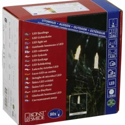 LED-Lichterkette, warmweiß, Kabellänge: 8 m