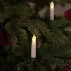 LED-Lichterkette, weiß, dimmbar, Kabellänge: 15,5 m