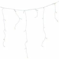 LED-Lichtervorhang, 15 m mit 200 LED, bernsteinfarben