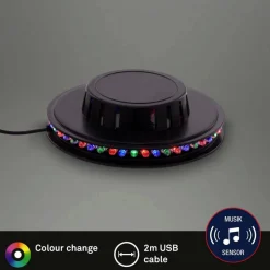 LED-Lichtrad »Fun/Deco«, ØxH: 12,5 cm x 3,8 cm, 3 W, 5 V