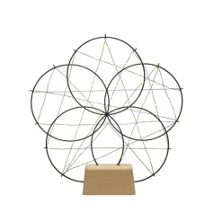 LED Metallsilhouette, Stahl, BxHxL: 5 x 44 x 40 cm, inkl. Leuchtmittel
