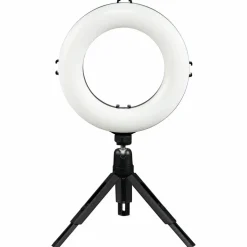 LED-Ringlicht »Smart«, Ø: 21 cm, schwarz, Kunststoff