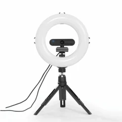 LED-Ringlicht »Smart«, Ø: 21 cm, schwarz, Kunststoff