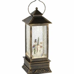 LED-Schneelaterne, Höhe: 27 cm, batterie