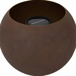 LED-Solarkugelleuchte »TIMEA«, Ø: 25 cm, mit Erdspieß, rostfarben
