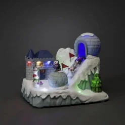 LED-Szenerie, Kunststoff, BxHxL: 13 x 16,5 x 21,5 cm, inkl. Leuchtmittel