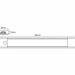 LED-Unterbauleuchte Linear LED Slim