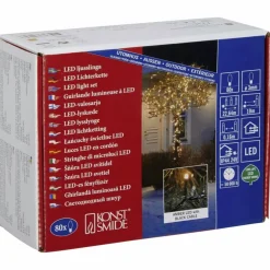Lichterkette, 22,64 m mit 80 LED, bernsteinfarben