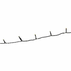Lichterkette, 4,33 m mit 20 LED, bernsteinfarben