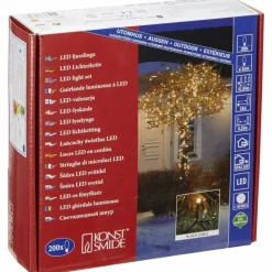 Lichterkette, 41,84 m mit 200 LED, bernsteinfarben