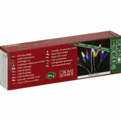 Lichterkette, 4,35 m mit 20 LED, RGB (mehrfarbig)